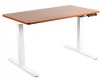 El -reguleeritav kirjutuslaud 2-mootorit valge, plaat 1500x750mm